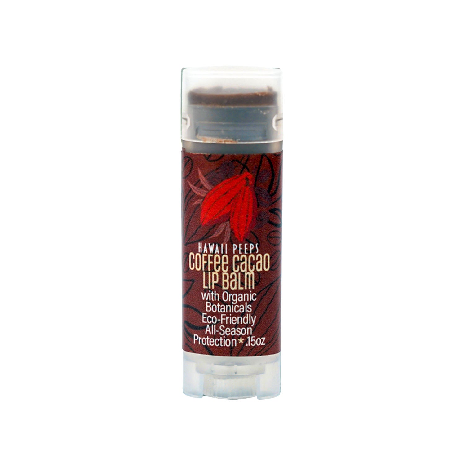 Hawaiian Coffee Cacao Infused Eco-Friendly Lip Balm .15oz