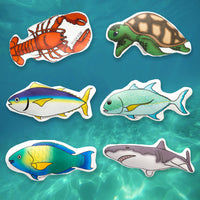 Hawaiian Ocean Life 12" Handmade Plushie - ʻAhi Yellowfin Tuna