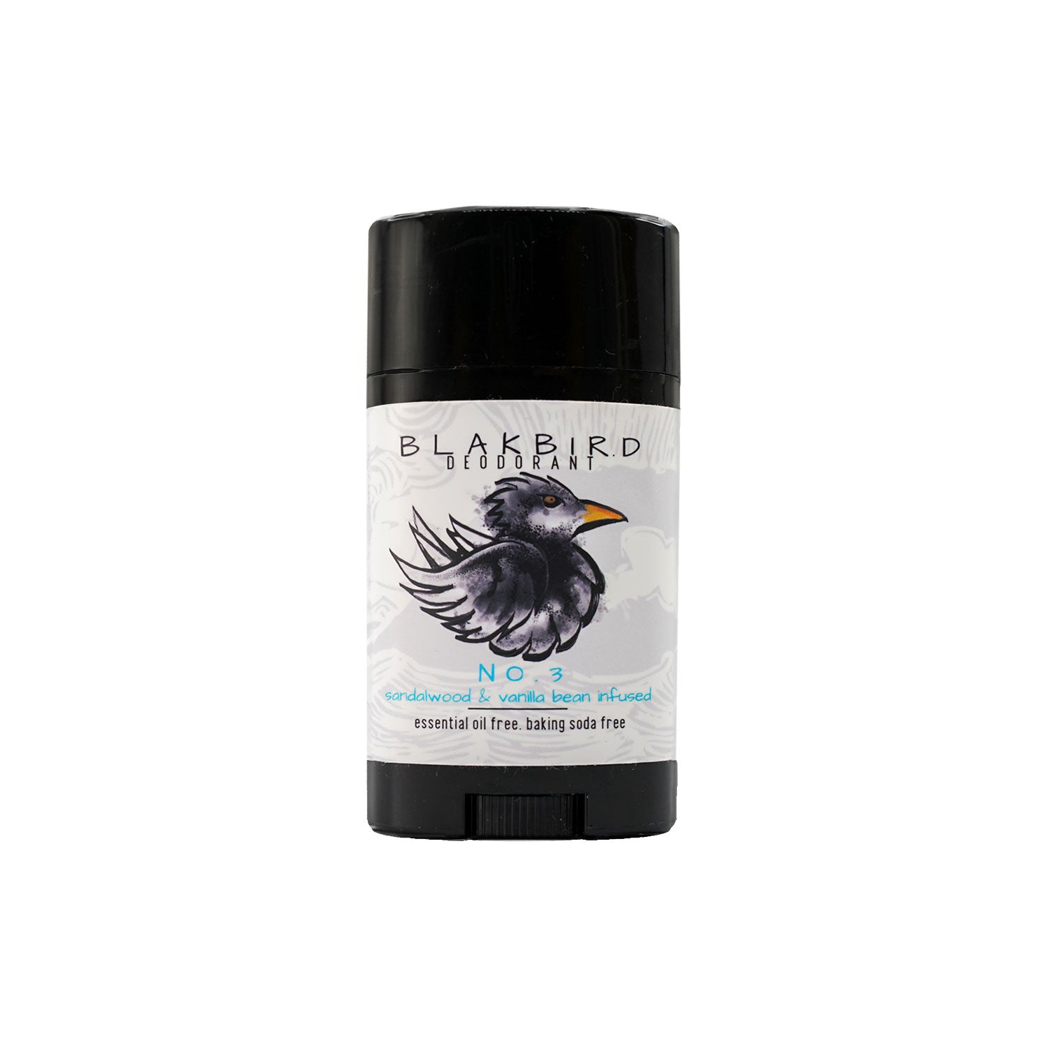 Blakbird Essential Oil Free Sandalwood Vanilla Natural Deodorant
